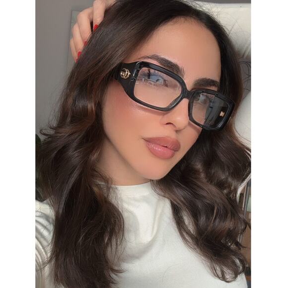 NEW Gucci GG1406O Black Marmont Eyeglasses Frames main image 5